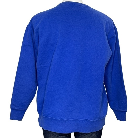 Vintage Polo Jeans Co Ralph Lauren blue flag sweatshirt small - Picture 2 of 8